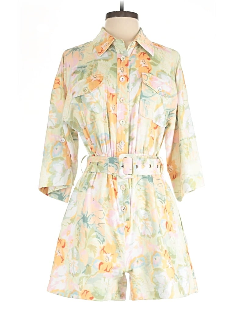 Pre-owned Assorted Brands Romper In Yellow