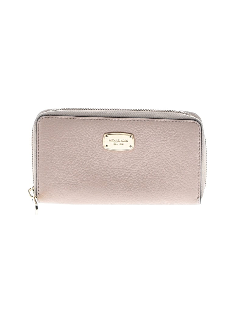 Pre-owned Michael Kors Leather Wallet In Brown