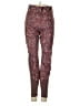 Athleta Paisley Burgundy Active Pants Size S - photo 1