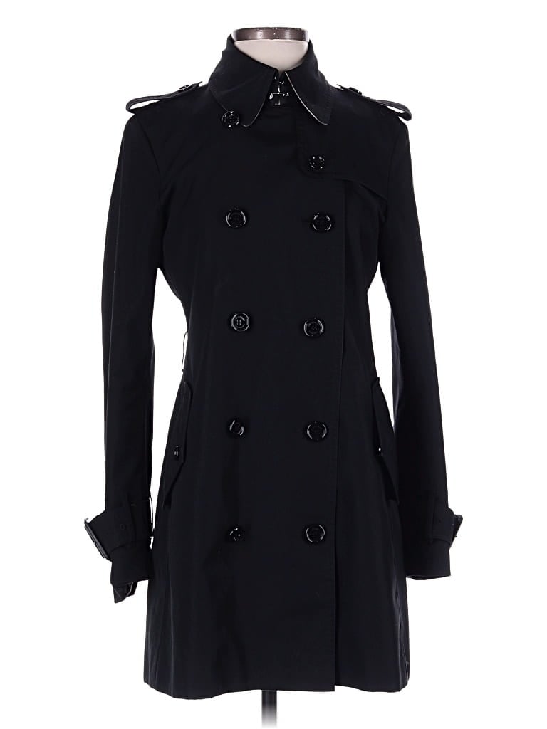 Pre-owned Burberry Trenchcoat In Black