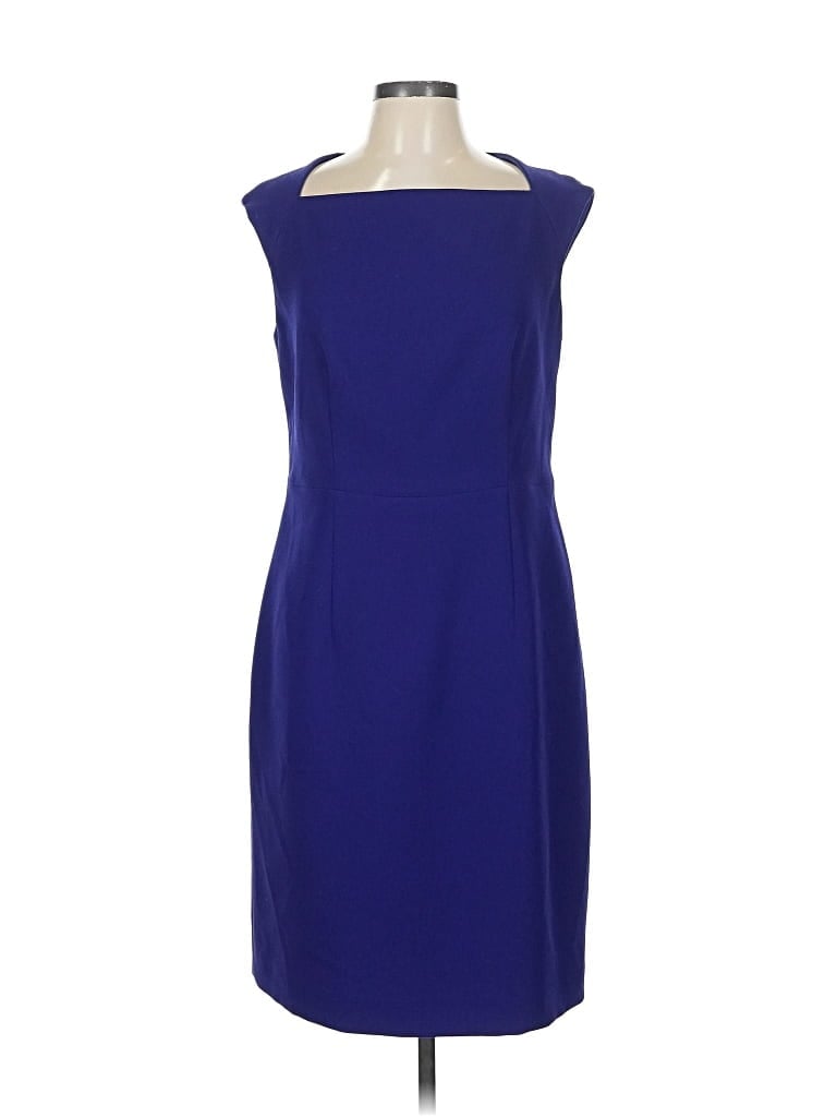 Pre-owned Boss By Hugo Boss Cocktail Dress In Blue