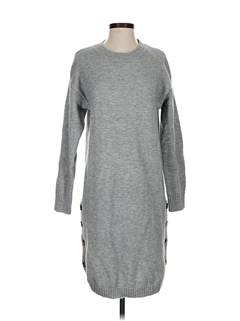 Pre-owned Doe & Rae Casual Dress In Gray