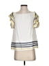 Very J White Short Sleeve Blouse Size S - photo 1