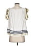 Very J White Short Sleeve Blouse Size S - photo 2