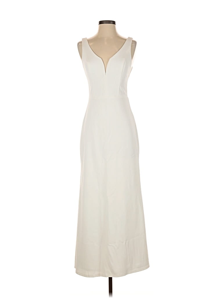 Pre-owned Lulus Cocktail Dress In White