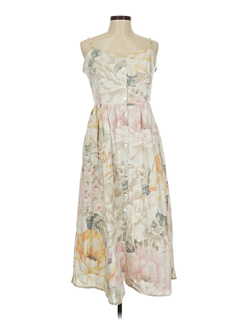 Pre-owned H&m Cocktail Dress In White