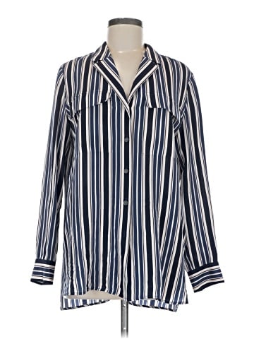 Lafayette 148 New York Long Sleeve Blouse (view 1)