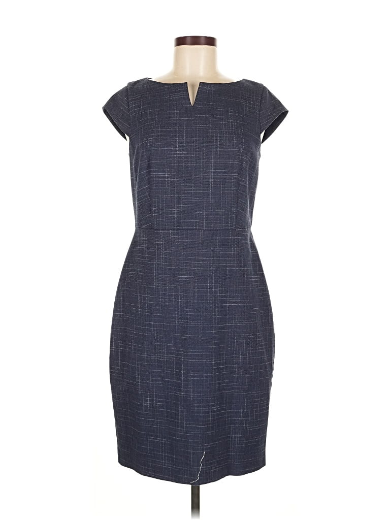 Pre-owned Ann Taylor Casual Dress In Gray