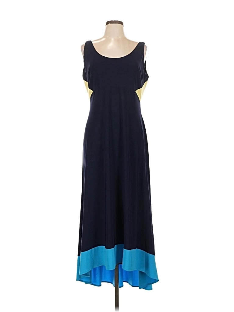 Pre-owned Chaps Casual Dress In Blue