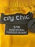 City Chic 100% Viscose Yellow Skort Size 16 Plus (S) - photo 3