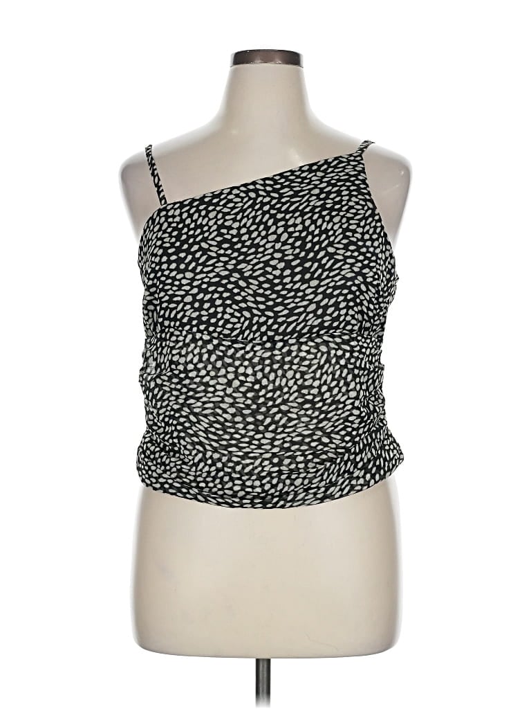 Old Navy Sleeveless Top Black Strapless Neckline Tops
