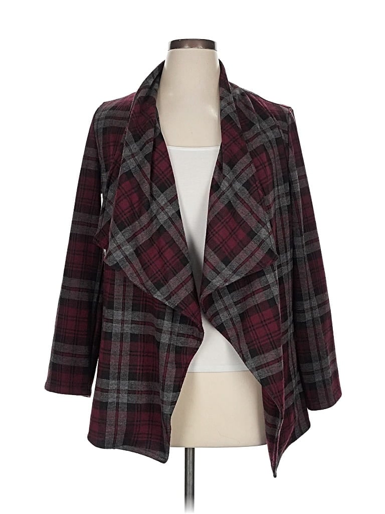 Pre-owned Bb Dakota Blazer Jacket In Burgundy