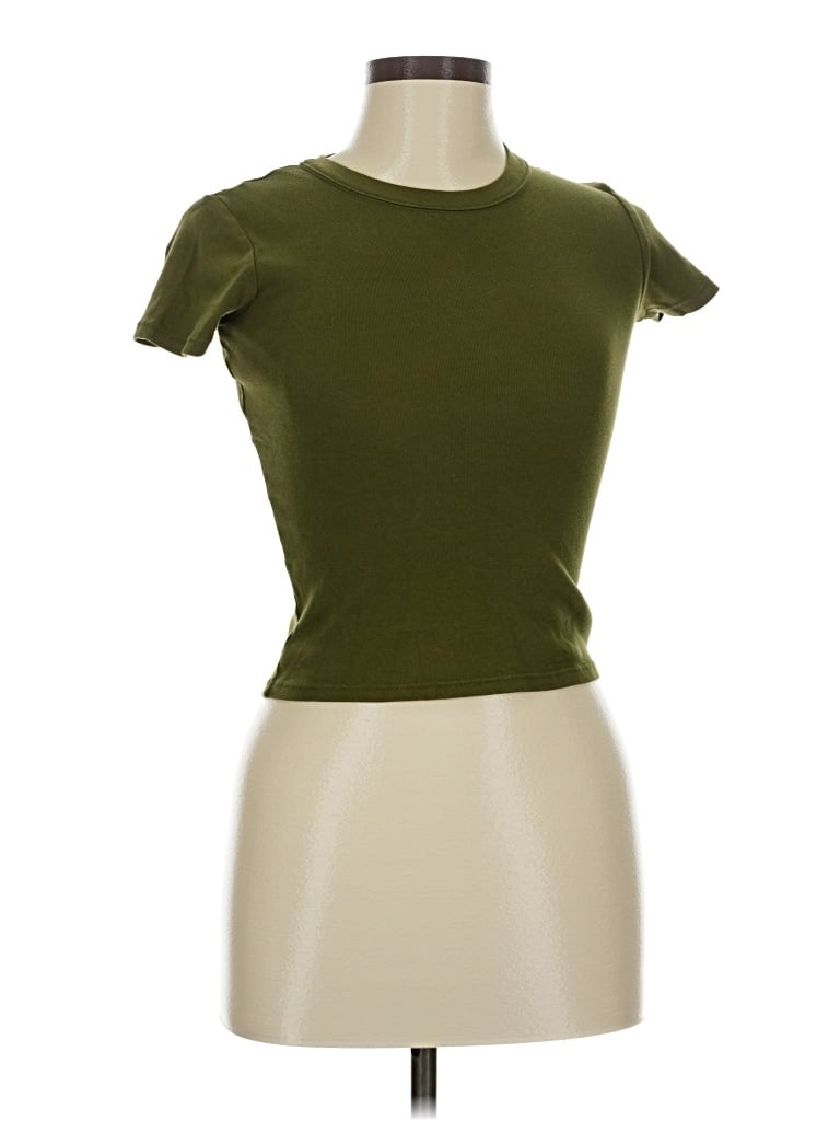 JOHN GALT Pre-owned Short Sleeve Turtleneck In Green