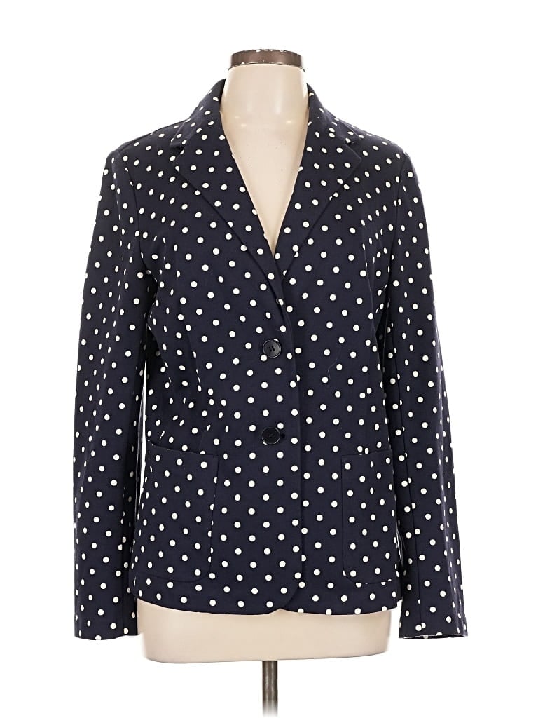 Pre-owned Talbots Blazer Jacket In Blue