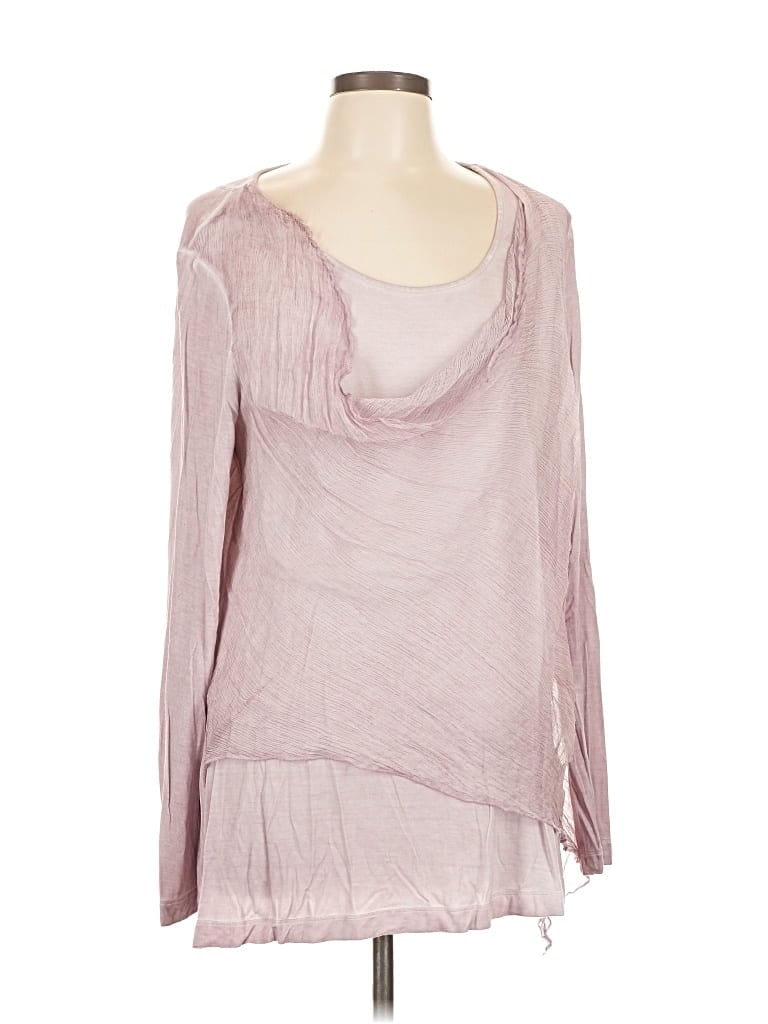 Pre-owned Soft Surroundings Long Sleeve Blouse In Pink