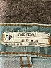 Free People Solid Teal Jeans Size 25 waist - photo 4