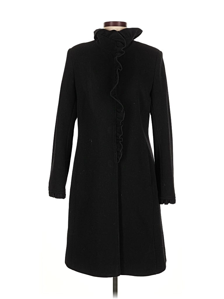 Pre-owned Dkny Coat In Black