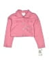Little Lass 100% Cotton Hearts Pink Jacket Size 5 - photo 1