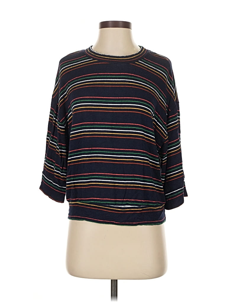 Pre-owned Sundry 3/4 Sleeve T-shirt In Black