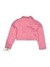 Little Lass 100% Cotton Hearts Pink Jacket Size 5 - photo 2