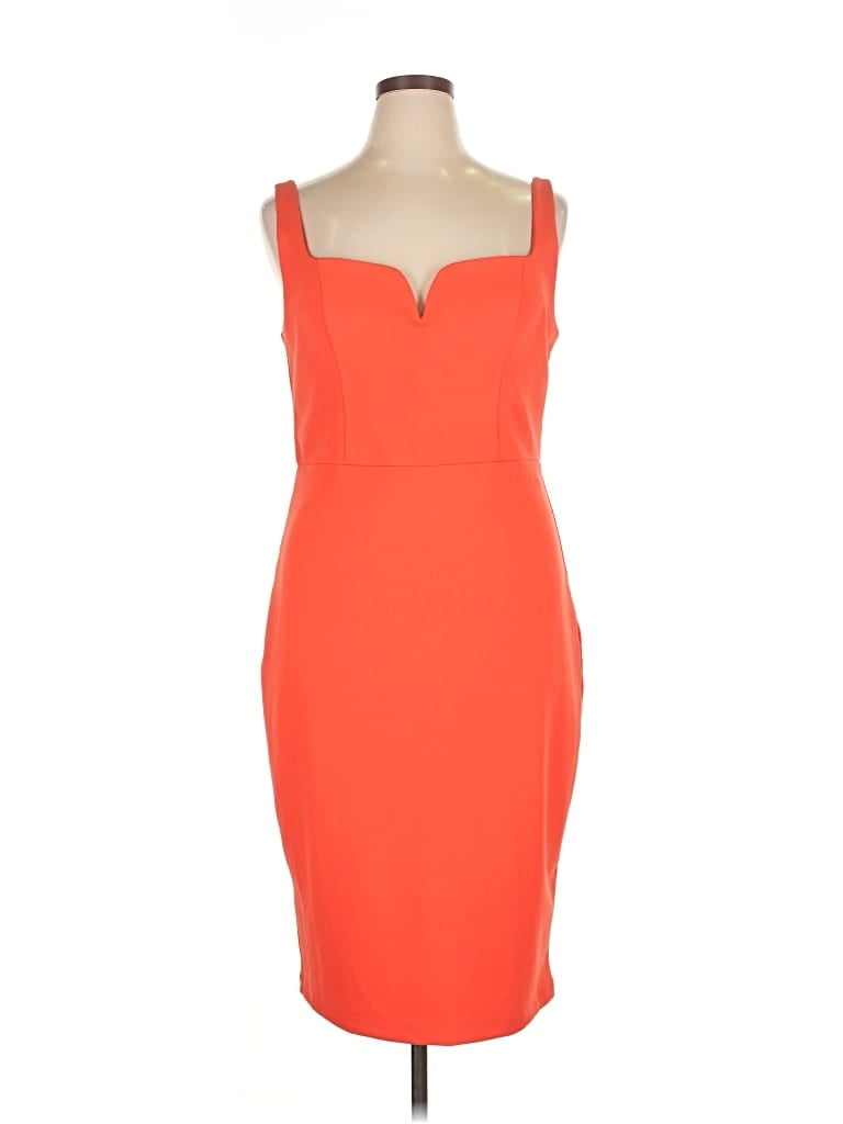 Pre-owned Premier Amour Cocktail Dress In Orange