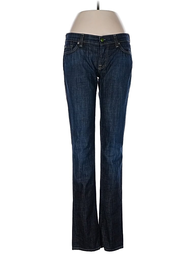 Pre-owned 7 For All Mankind Jeans In Blue