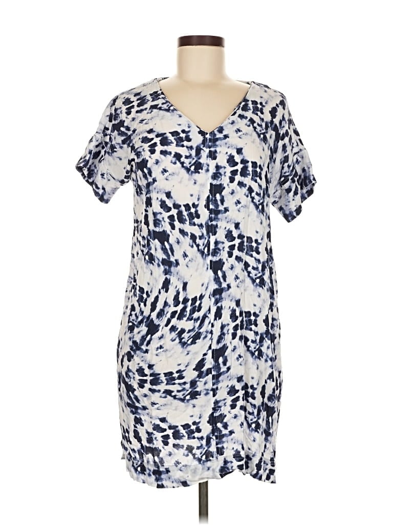 Pre-owned Bobeau Casual Dress In Blue