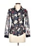 Marella Floral Black Blue 3/4 Sleeve Blouse Size EU 42 / US 12 - photo 1
