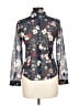 Marella Floral Black Blue 3/4 Sleeve Blouse Size EU 42 / US 12 - photo 2