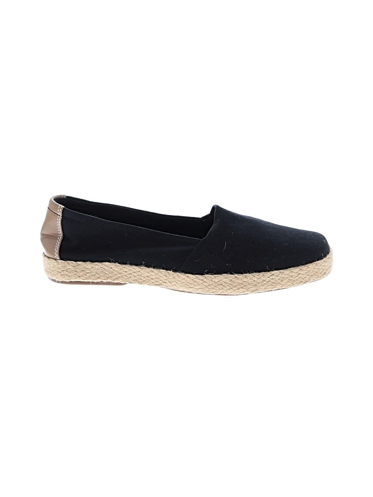 Pre-owned Easy Spirit Flats In Black