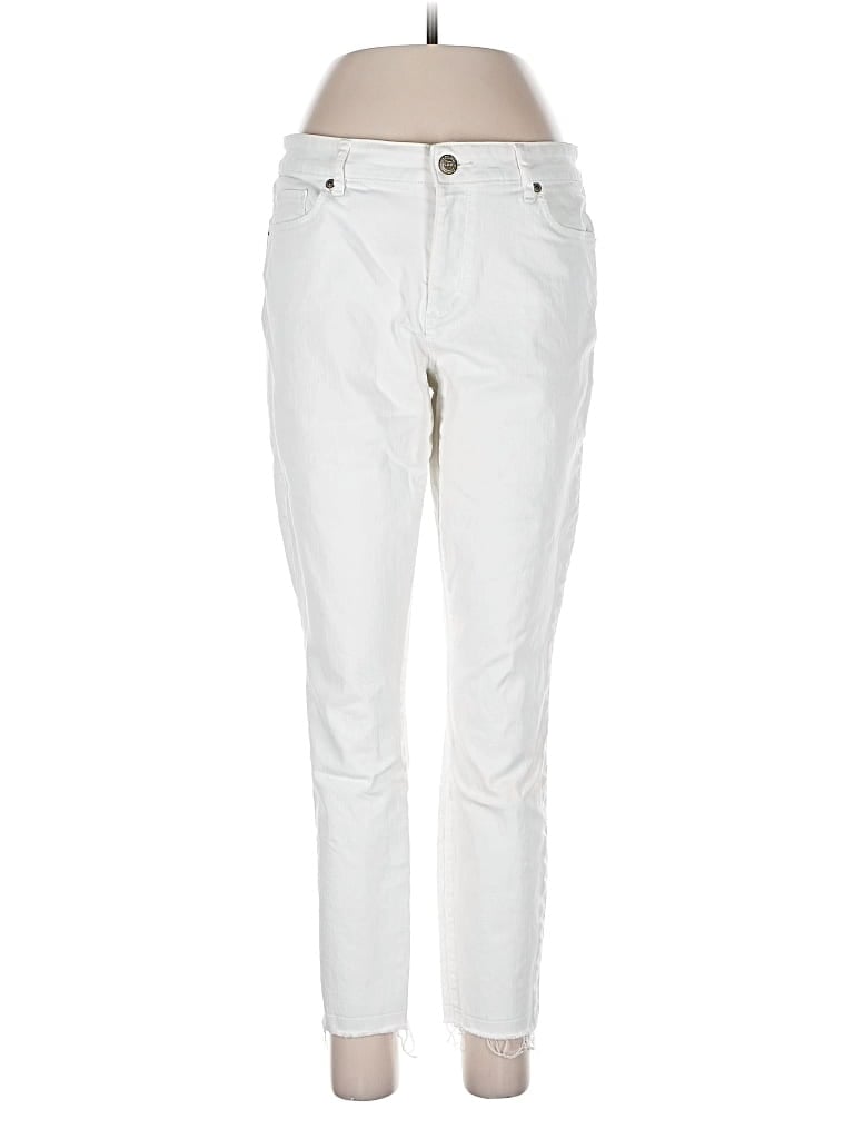 Pre-owned Ann Taylor Loft Casual Pants In White