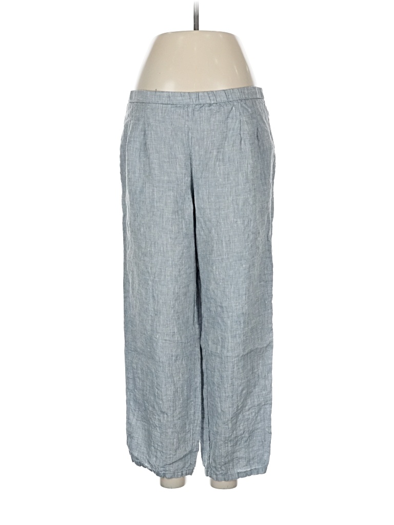 Pre-owned Eileen Fisher Casual Pants In Blue