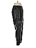 Gap 100% Polyester Black Faux Leather Pants Size M - photo 4