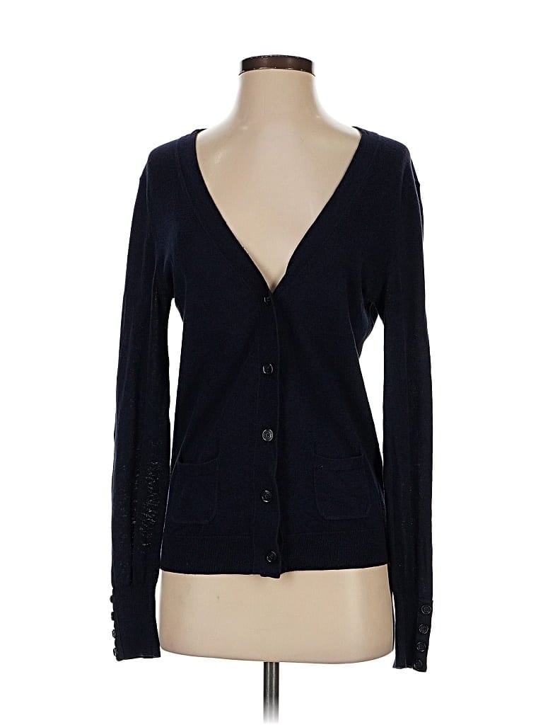 Pre-owned Ann Taylor Loft Cardigan Sweater In Black