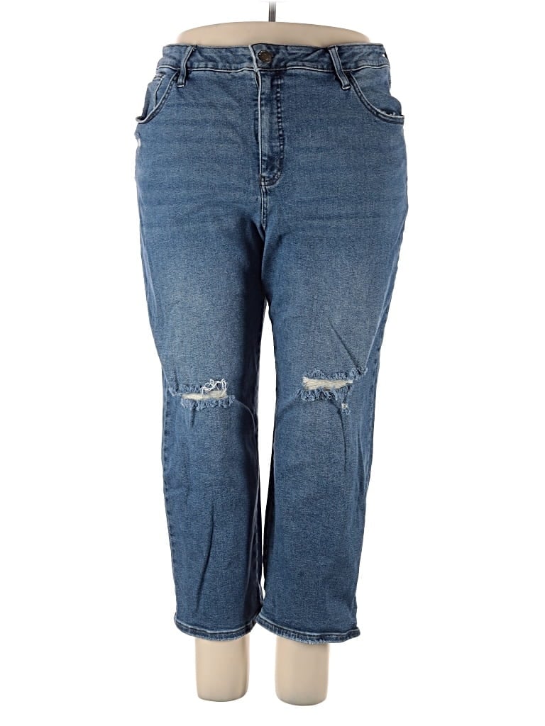 Pre-owned Ava & Viv Jeans In Blue