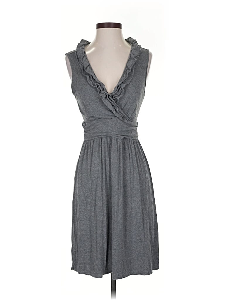 Pre-owned New York And Company Casual Dress In Gray