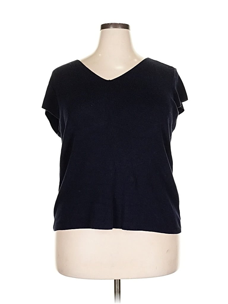 Pre-owned Talbots Short Sleeve T-shirt In Blue