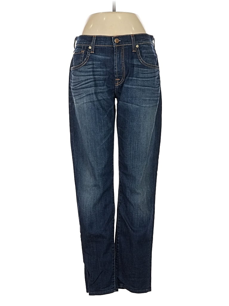 Pre-owned 7 For All Mankind Jeans In Blue
