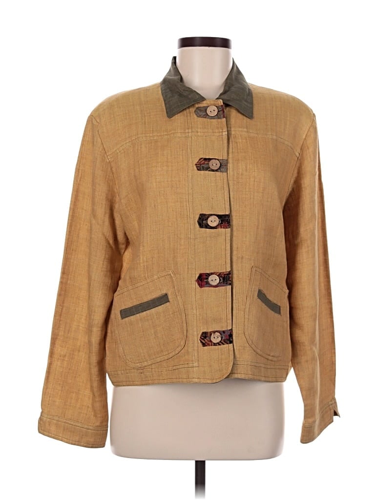 Pre-owned Unbranded Jacket In Brown