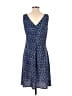 Jonathan Martin 100% Polyester Stars Blue Casual Dress Size 13 - photo 2