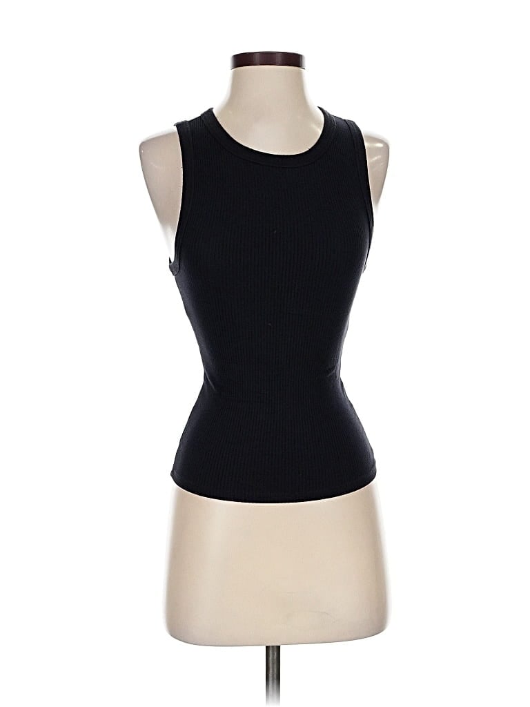 WILFRED FREE Pre-owned Tank Top Black Halter Neckline Tops