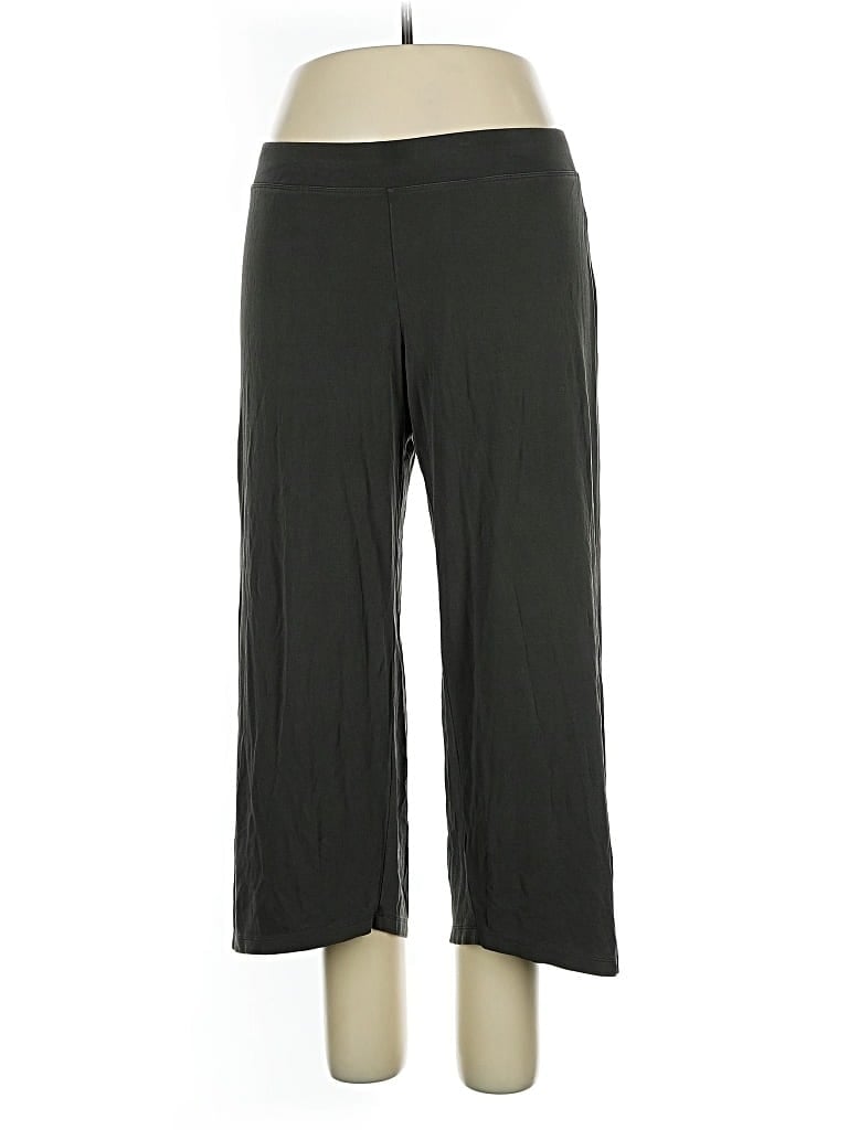 Pre-owned Eileen Fisher Active Pants In Green