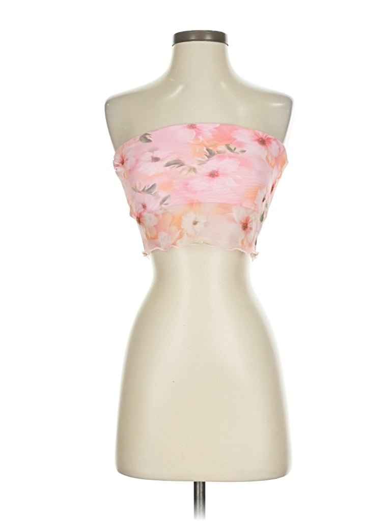 Pre-owned Princess Polly Sleeveless Blouse In Pink