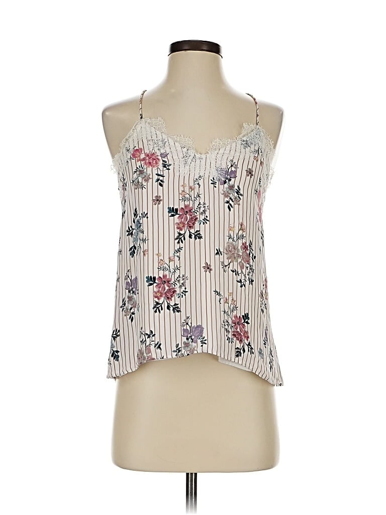 Pre-owned Cami Nyc Sleeveless Blouse In White