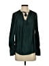 Ramy Brook 100% Polyester Green Long Sleeve Blouse Size XS - photo 1