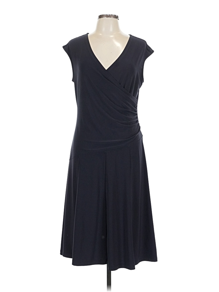 Pre-owned Nic + Zoe Casual Dress In Black