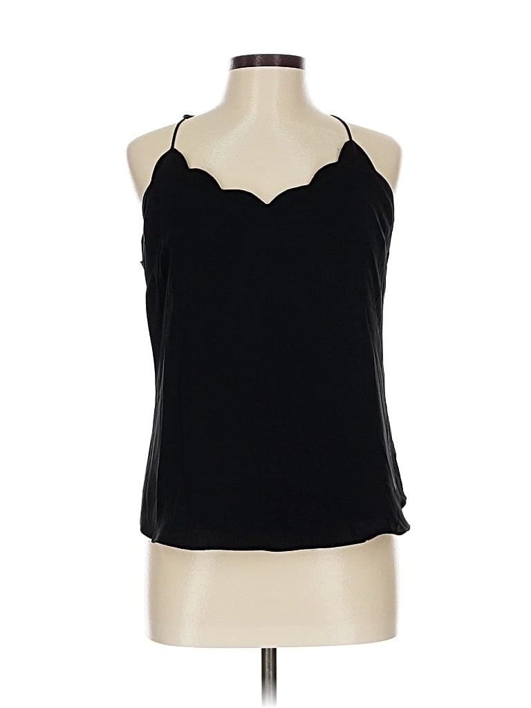 Pre-owned J.crew Factory Store Sleeveless Blouse In Black