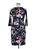 Erdem Floral Blue Cocktail Dress Size 14 - photo 2