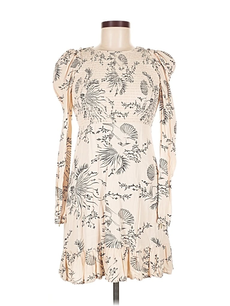 Pre-owned Especia Cocktail Dress In White