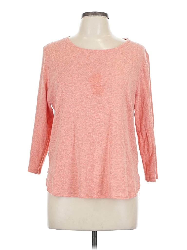 Pre-owned Tommy Bahama 3/4 Sleeve T-shirt In Pink